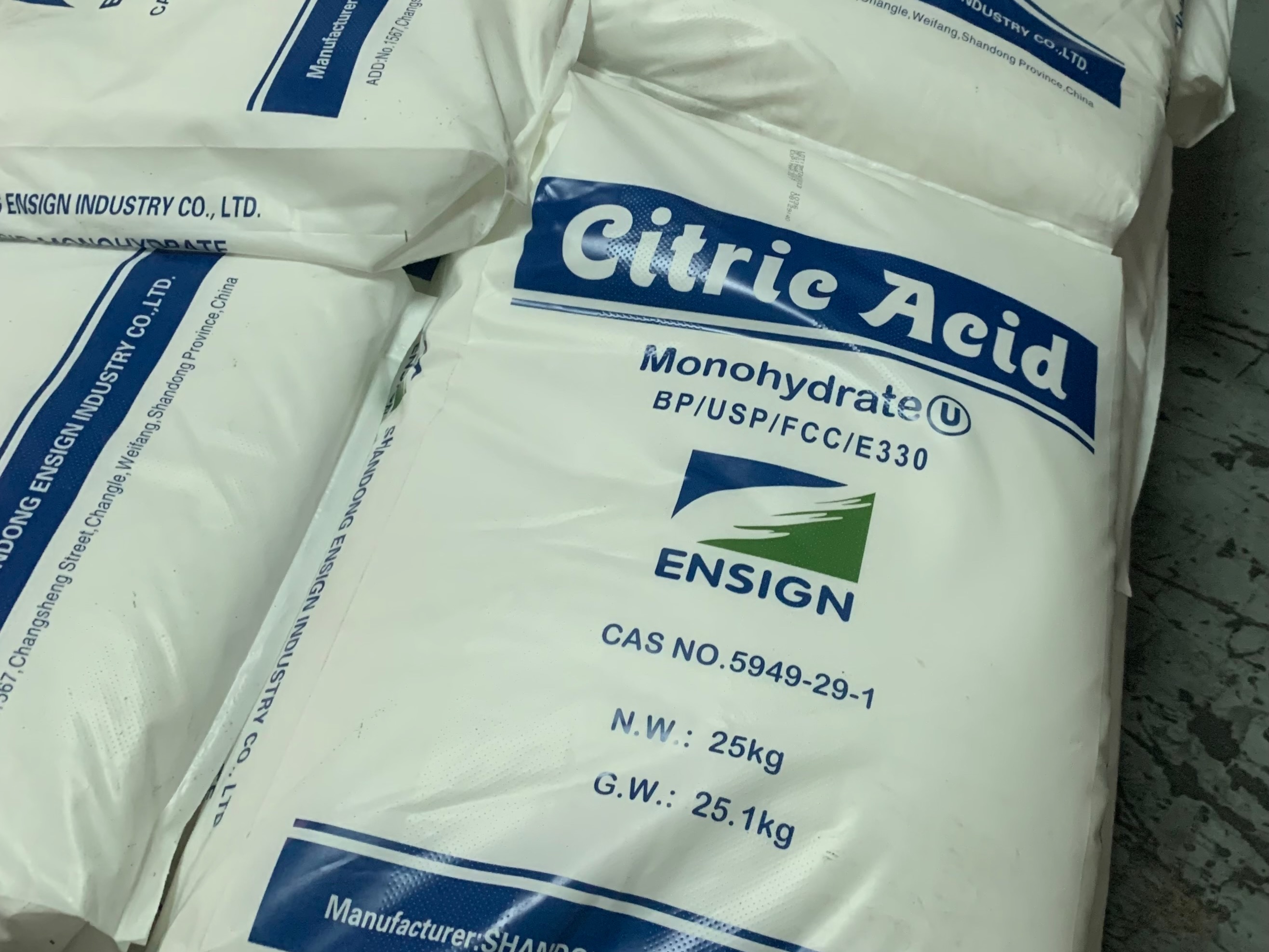 Citric Acid 25 Kg