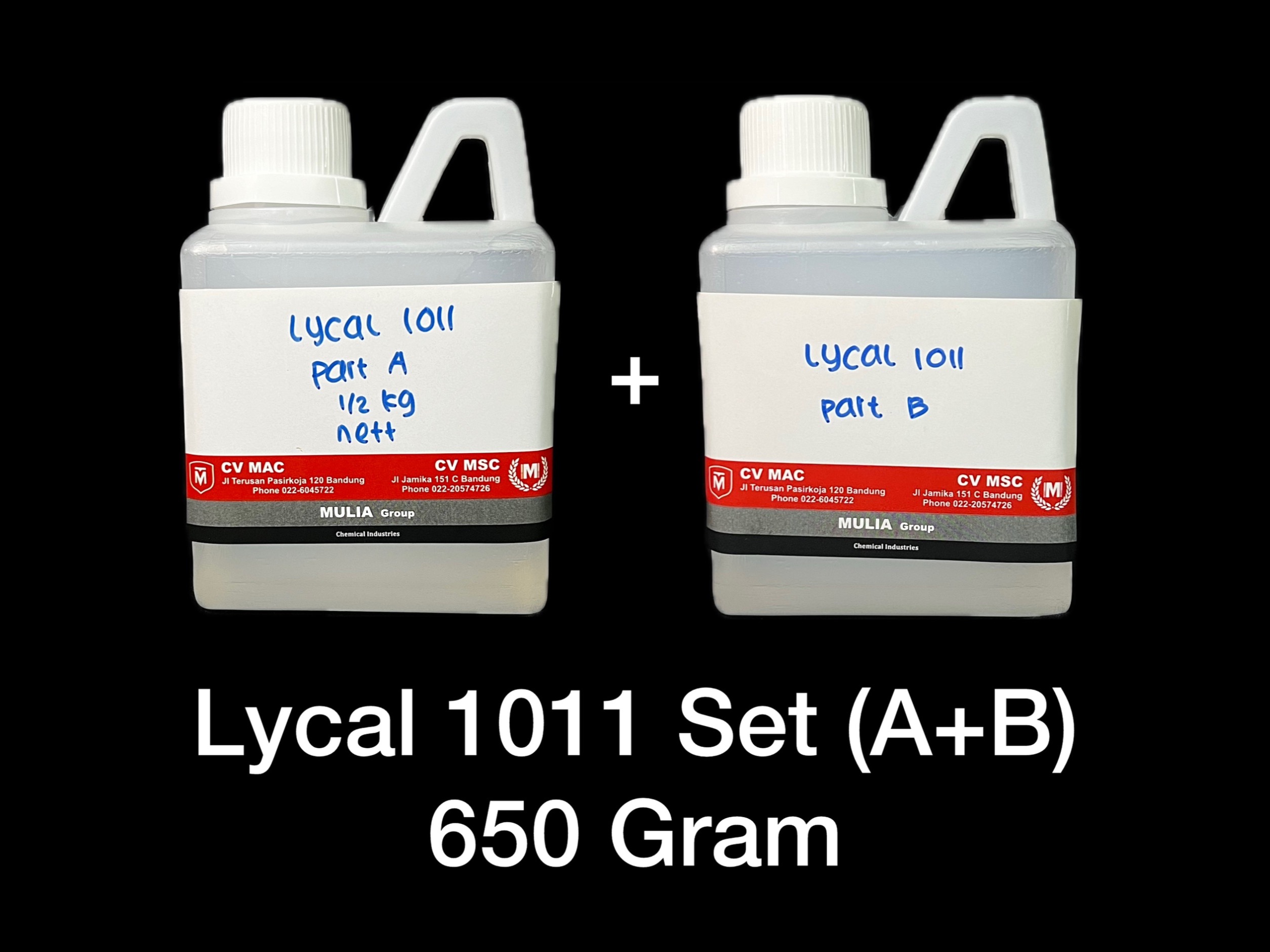 Lycal Resin 1011 Eceran / Retail (665 Gram / Set)